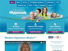 Tablet Screenshot of modernhypnosisworks.com